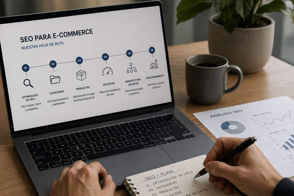 SEO base desde el inicio en el sistema ecommece advanize